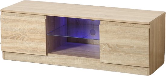 TV meubel dressoir TV kast - 120 cm - lichtbruin | bol.com