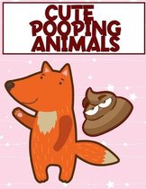 Cute Pooping Animals: Coloring Book