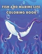 Fish and Marine Life Coloring Book