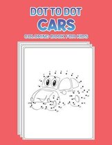 Dot To Dot Cars - Coloring Book For Kids