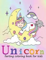 farting unicorn coloring book for kids