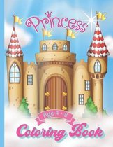 Princess Coloring Book Age 4-8