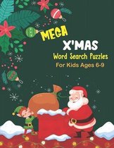 Mega X'Mas word search Puzzles For Kids Ages 6-9