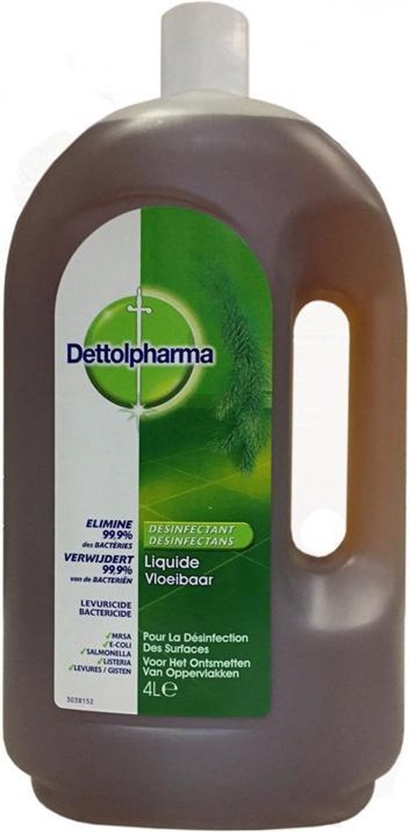 Dettolpharma vloeibaar ontsmettingsmiddel 4 liter | bol