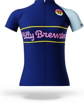 Billy Brewster - Club Kit wielershirt - Fietsshirt Dames - korte mouw - maat XL