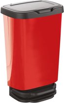 M-HOME Pedaalemmer JIVE - 40 L - Metaaleffect - Rood