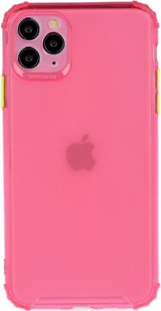 Hoesje iPhone 12 / iPhone 12 Pro - Siliconen hoesje - Roze