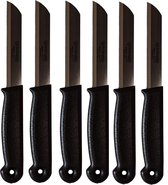 Ensemble de couteaux Solingen - Couteaux à peler d'office avec dents - Zwart (10x)