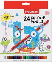 BRUYNZEEL Kids blister à 24 stuks | Bruynzeel Kids | Bruynzeel kleurpotloden | 24 kleurpotloden | Bruynzeel potloden | Kleurpotloden voor kinderen | Potloden kinderen |Tekenen | Kl