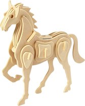 3D Puzzel, paard, afm 18x4,5x16 cm, 1 stuk