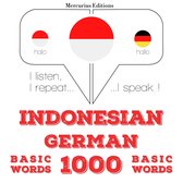 1000 kata-kata penting dalam bahasa Jerman