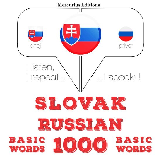 Slovenský - ruskej: 1000 základných slov - cover