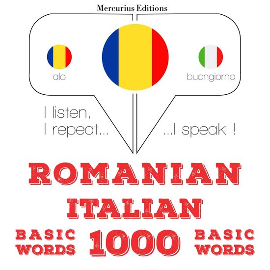 Italiană - Română: 1000 de cuvinte de bază - cover