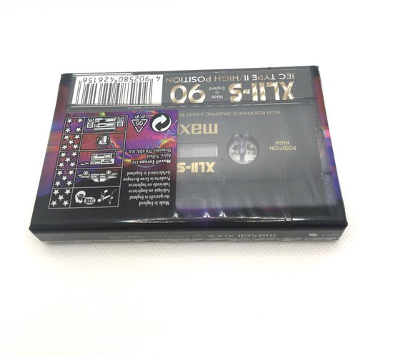 Audio Cassette Tape Maxell XLII-S 90 / Uiterst geschikt voor alle opnamedoeleinden / Sealed Blanco Cassettebandje / Cassettedeck / Walkman / Maxell cassettebandje.