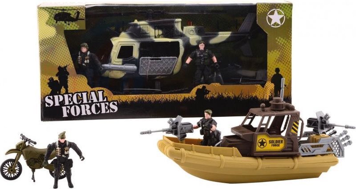 Army forces speelset groot - Leger speelgoed - Soldaatje - Speelgoed soldaat - Twisk