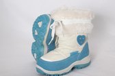 Rucanor Ice snowboot- meisjes- wit-l.blauw