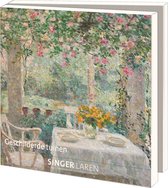 Porte-cartes avec env, carré: Painted Gardens, Singer Laren