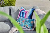 SUNS Memphis hoek loungeset 4 delig soft grey mixed weave  / matt royal grey