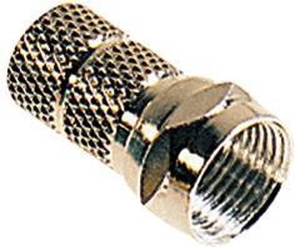 Twist-on F connector voor coaxiale kabel SAT-1.1/5.0 of soortgelijk Ø6,8mm - Om te schroeven - 2 stuks