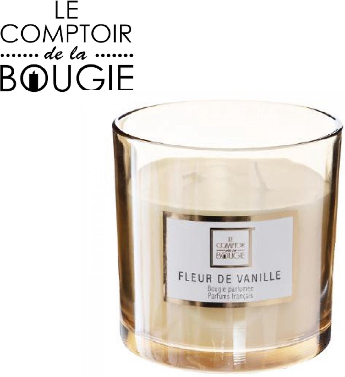Le Comptoir De La Bougie - Bougie Parfumée Vanille - En Glas 675 g - Fleur  De Vanille... | bol