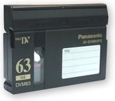 Panasonic AY-DVM63PQ 63 minuten Professionele Kwaliteit Mini-DV  / Digital video cassette