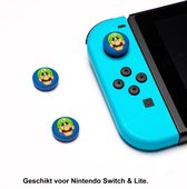 Thumb Grips | Thumb Sticks | Gaming Thumbsticks | Geschikt voor Nintendo Switch & Lite | 1 Set = 2 Thumbgrips | Luigi