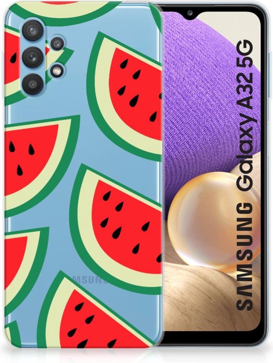 TPU Hoesje voor Samsung Galaxy A32 5G Siliconen Case Watermelons