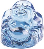 Moses Mini-boeddha Omm For You 6 X 7 Cm Glas Blauw