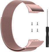 Luxe Milanese Loop Armband Geschikt Voor  Garmin Forerunner 35/30/35J/30J Horloge Bandje - Metalen iWatch Milanees Watchband Polsband - Stainless Steel Mesh Watch Band - Horlogeban