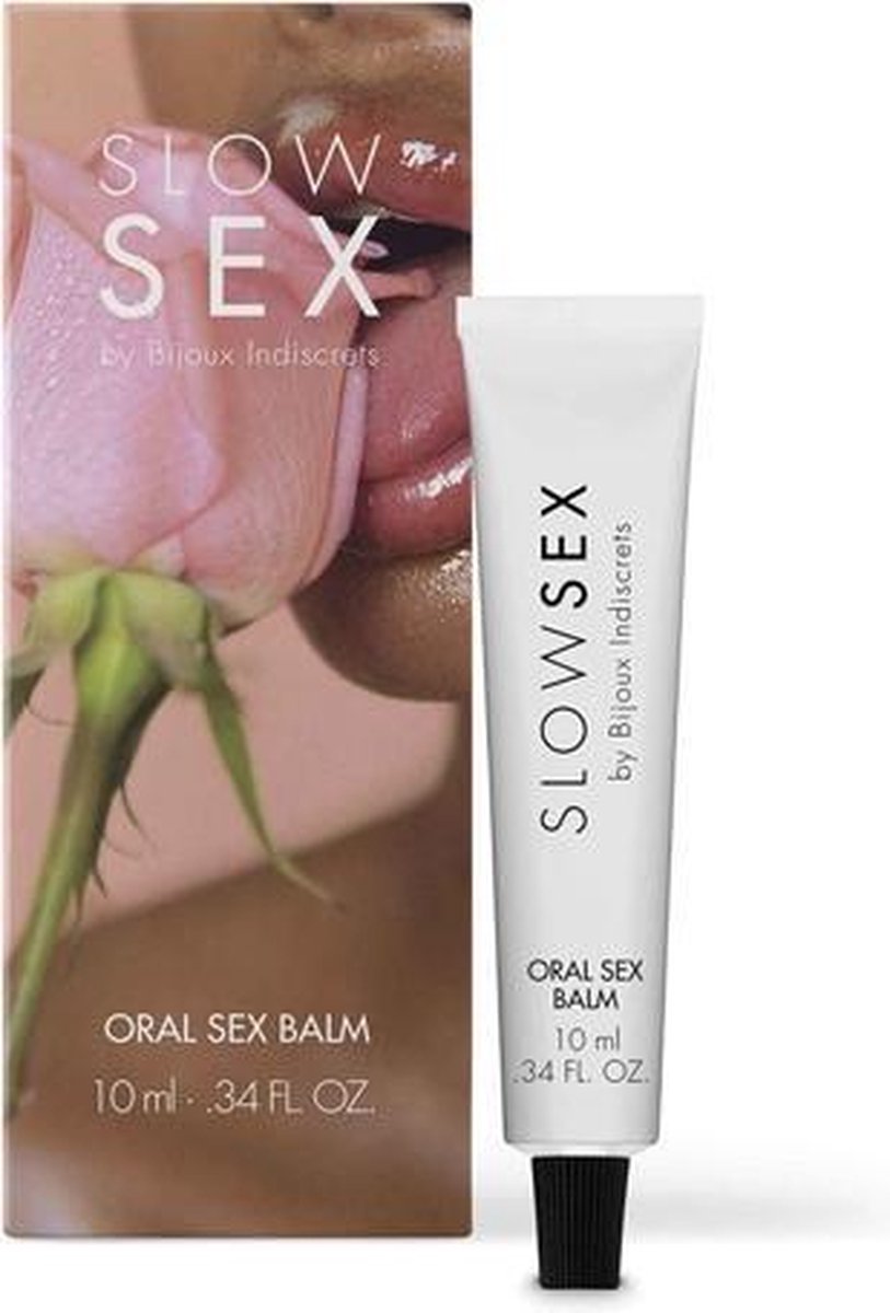 Slow Sex - Orale Seks Balsem - 10 ml - Waterbasis - Vrouwen - Mannen