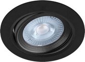 STRÜHM MONI Inbouwspot - Rond - LED - 5W - 3000K - 1 Lichtpunt - Zwart