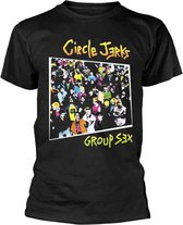Circle Jerks Heren Tshirt -L- Group Sex Zwart