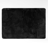 Livetti | Badkamermat | Badmat | 120x170 | Flanel | Zwart