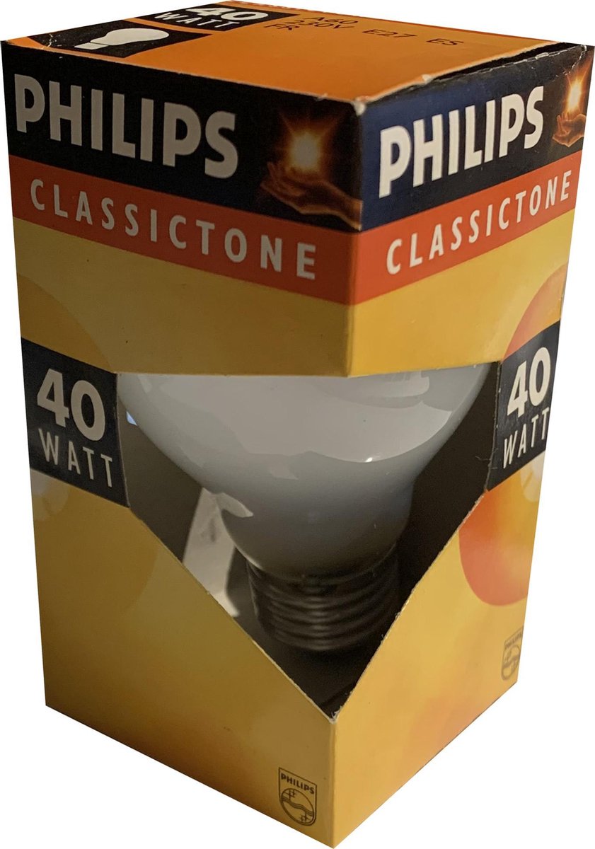 Philips Classictone 40W A60 230V E27 grote fitting ES | bol.com