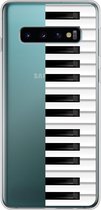 Samsung Galaxy S10 - Smart cover - Transparant - Piano