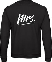 Mr & Mrs Trui Sweater (Mrs - Maat XXL) | Koppel Cadeau | Valentijn Cadeautje voor hem & haar