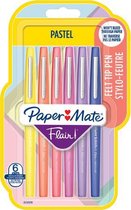 Paper Mate - Fineliner Flair - Pastel - blister 6 kleuren