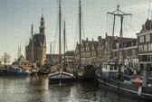 Vissersdorp Hoorn in Nederland - Legpuzzel 252 Stukjes | Noord-Holland - Hoorn - Holland