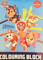 PAW Patrol kleurboek met stickers | A4 Kleurboek | Stickerboek | stickers kinderen | PAW Patrol boek | Kleurboek jongens | Kleurboek meisjes | PAW Patrol Skye Everest Chase Marshal