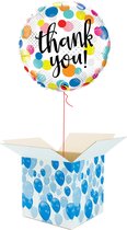 Helium Ballon gevuld met helium - Bedankt! - Cadeauverpakking - Thank You! - Folieballon - Helium ballonnen