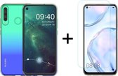 Huawei P40 Lite E hoesje case siliconen transparant hoesjes cover hoes - Hoesje huawei p40 lite e - 1x Huawei P40 Lite E Screenprotector screen protector