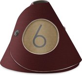 10 stuks Luxe PVC Tafelnummer / Gereserveerd Houders - Donkerrood