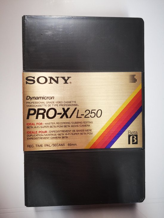 Sony Beta videocassette Pro-X/L-250