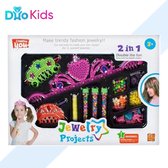 Duo Kids - Maak je eigen sieraden, Princessen kroontje, Haarspelden en meer! - 2 in 1 set Meisjes