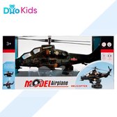 Duo Kids - Helikopter - Stijgen en Dalen - licht- en geluidseffecten - speciale stand-up - box 36x17x17 vensterdoos