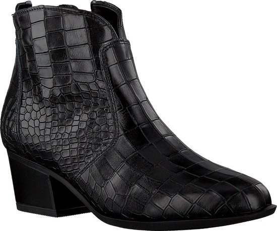 Gabor Dames Enkellaarsjes Bruin sue a-rits crepe bootie ls | Van den Assem