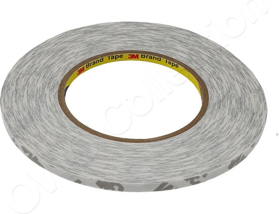 Kameraad lont Onderdrukker 3M dubbelzijdig zelfklevende dunne montage tape op rol | stickers |  plakband |... | bol.com