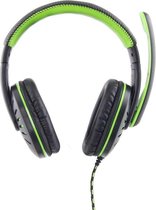 Gaming Headset met Microfoon PS4, PC, Windows, Mobile, Xbox One – Wired met Volumeregeling– Groen/Zwart