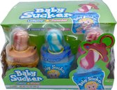 Baby Speen lollypop met snoep poeder-12 stuks-Baby shower cadeau- uitdeel cadeau-Feest artikelen-Verjaardag-Gender party