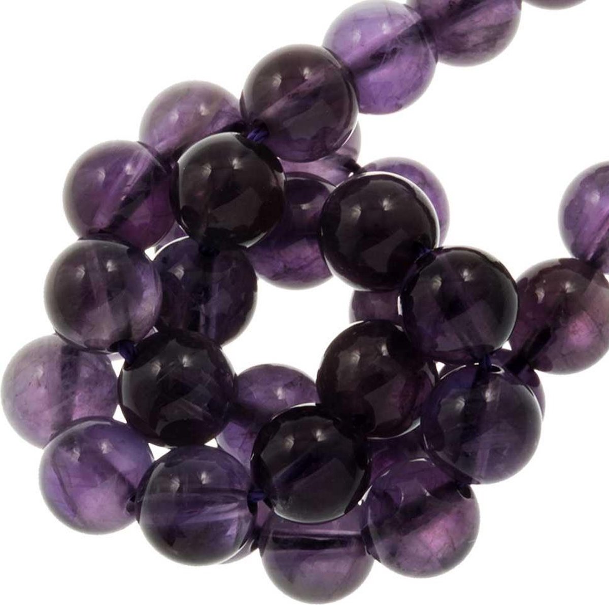 Amethist Kralen (8 mm) 23 Stuks